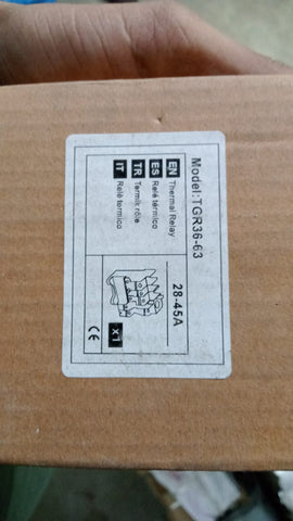 Electric Relay thermal overload protector TGR36-63 in Pakistan