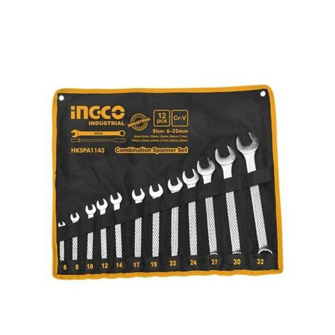 INGCO 12 Pcs Combination Spanner Set in Pakistan