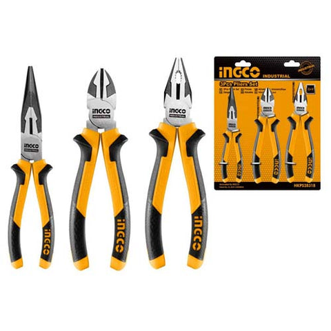 Ingco 3 Pcs Pliers Set HKPS28318 in Pakistan