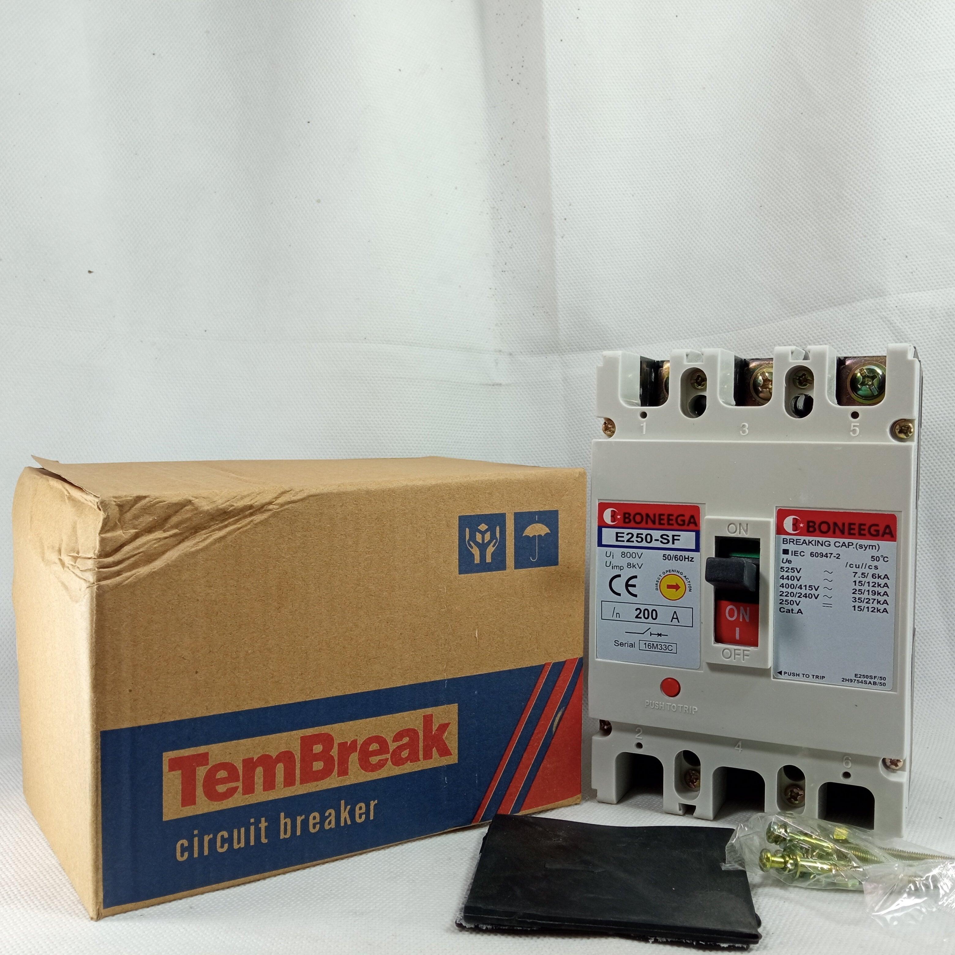 Boneega MCCB Tem Break in Pakistan - industryparts.pk