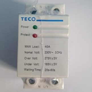 230V Under Over Volt Protection Voltage Protector Circuit Breaker - industryparts.pk