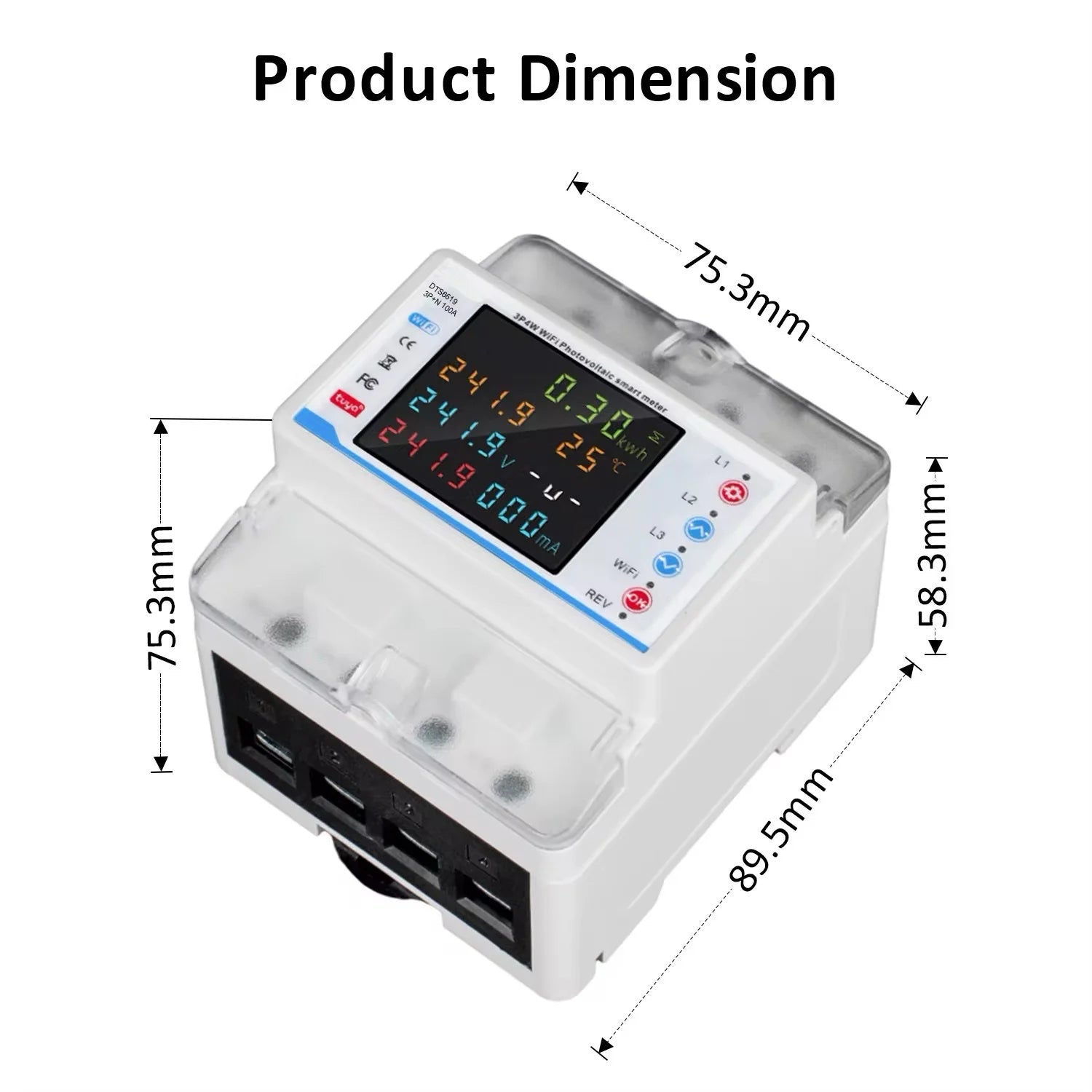 DTS6619 WiFi Smart Protector and Energy Meter