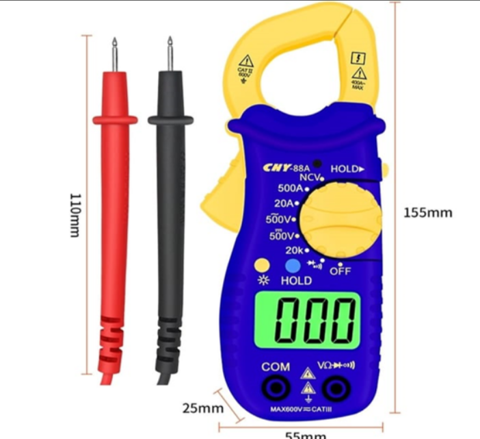 CHY 88G AC Digital Clamp Ammeter & Multimeter in Pakistan