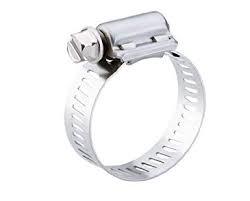 3"Breeze Power-Seal Stainless Steel Hose Clamp, Worm-Drive - industryparts.pk
